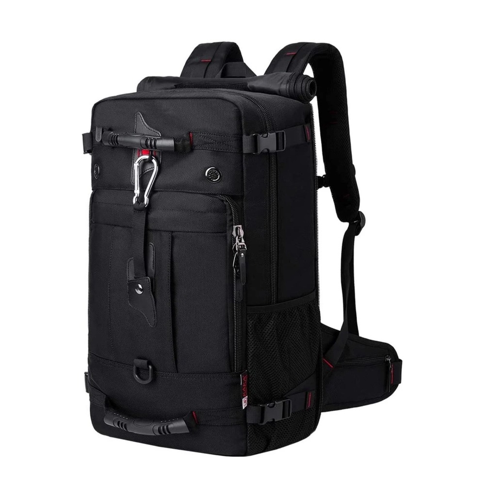 Kaka Tactical Travel Backpack Mens Large Black New Convertible Duffel Bag 2070